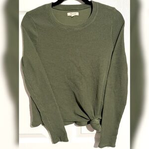 Madewell | Sage Knotted Sweater
